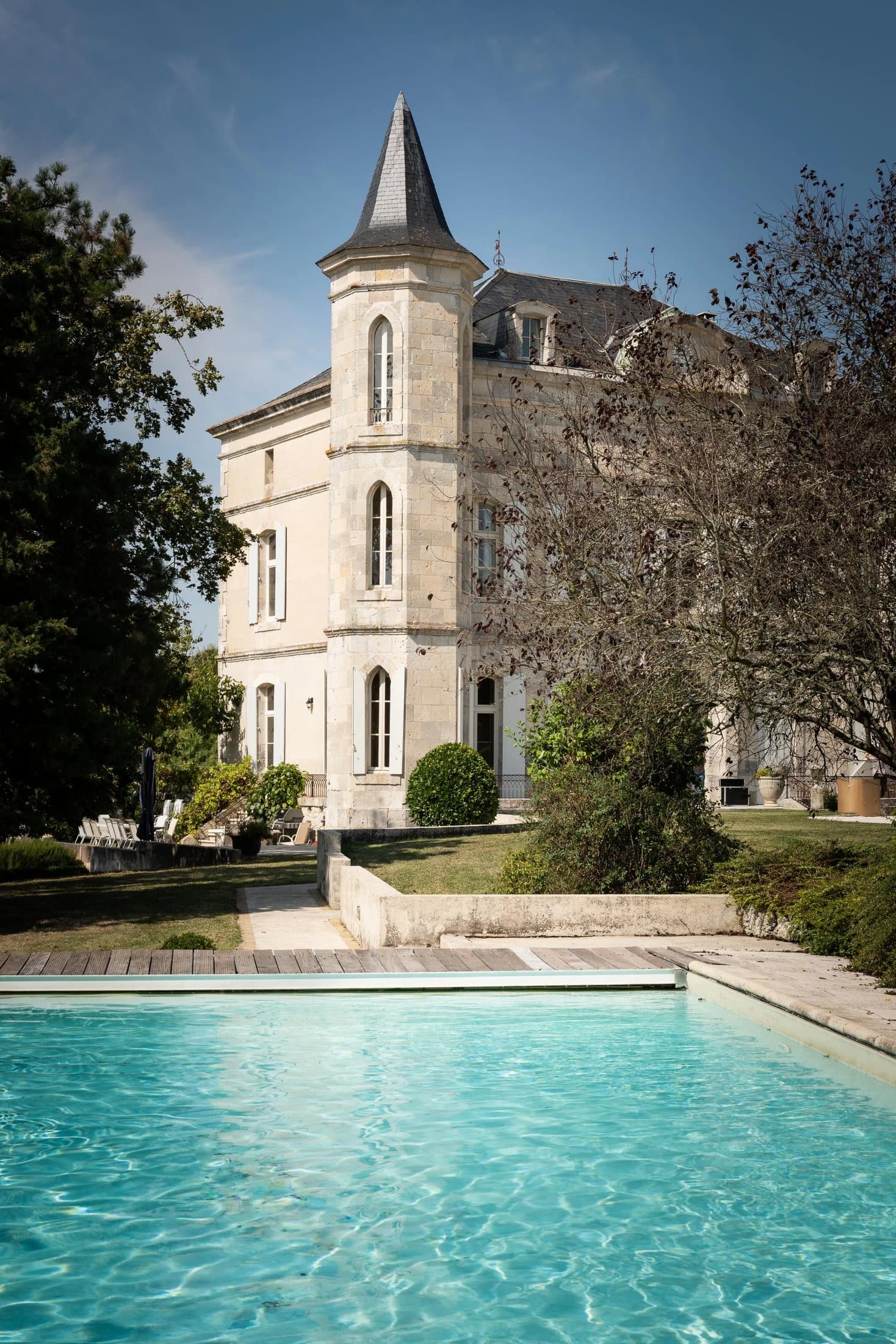 Heated swimming pool
